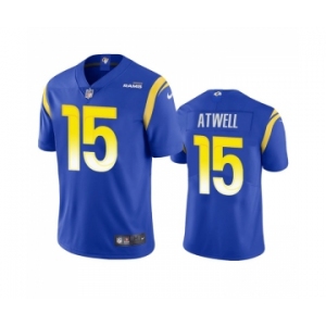 Men's Los Angeles Rams #15 Tutu Atwell Royal Vapor Untouchable Limited Stitched Football Jersey