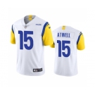 Men's Los Angeles Rams #15 Tutu Atwell White Vapor Untouchable Limited Stitched Football Jersey