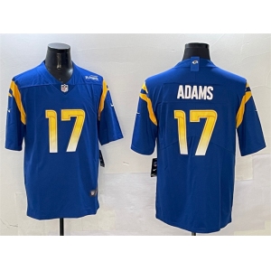 Men's Los Angeles Rams #17 Davante Adams Blue 2024 Vapor Untouchable Football Stitched Jersey