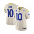 Men's Los Angeles Rams 2022 #10 Cooper Kupp Bone White With 3-star C Patch Vapor Untouchable Limited Stitched NFL Jersey