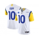 Men's Los Angeles Rams 2022 #10 Cooper Kupp White With 3-star C Patch Vapor Untouchable Limited Stitched NFL Jersey