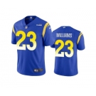 Men's Los Angeles Rams #23 Kyren Williams Royal Vapor Untouchable Limited Stitched Football Jersey