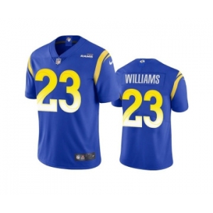 Men's Los Angeles Rams #23 Kyren Williams Royal Vapor Untouchable Limited Stitched Football Jersey