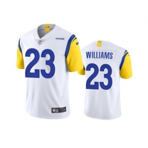 Men's Los Angeles Rams #23 Kyren Williams White Vapor Untouchable Limited Stitched Football Jersey