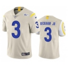 Men's Los Angeles Rams #3 Odell Beckham Jr. 2021 Bone Vapor Untouchable Limited Stitched Football Jersey