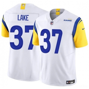 Men's Los Angeles Rams #37 Quentin Lake White 2025 F.U.S.E. Vapor Untouchable Football Stitched Jersey