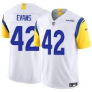 Men's Los Angeles Rams #42 Ethan Evans White 2025 F.U.S.E. Vapor Untouchable Football Stitched Jersey