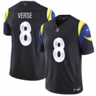 Men's Los Angeles Rams #8 Jared Verse midnight blue 2025 F.U.S.E. “Rivalries” Vapor Limited Football Stitched Jersey
