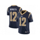 Men's Nike Los Angeles Rams #12 Joe Namath Vapor Untouchable Limited Navy Blue Team Color NFL Jersey