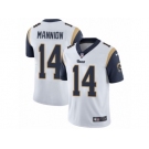 Men's Nike Los Angeles Rams #14 Sean Mannion Vapor Untouchable Limited White NFL Jersey