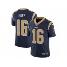 Men's Nike Los Angeles Rams #16 Jared Goff Vapor Untouchable Limited Navy Blue Team Color NFL Jersey