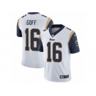 Men's Nike Los Angeles Rams #16 Jared Goff Vapor Untouchable Limited White NFL Jersey