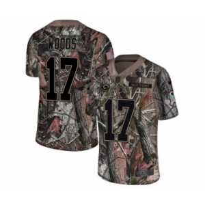Men's Nike Los Angeles Rams #17 Robert Woods Camo Rush Realtree Limited NFL Jersey