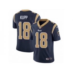 Men's Nike Los Angeles Rams #18 Cooper Kupp Vapor Untouchable Limited Navy Blue Team Color NFL Jersey