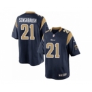 Men's Nike Los Angeles Rams #21 Coty Sensabaugh Limited Navy Blue Team Color NFL Jersey