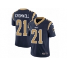 Men's Nike Los Angeles Rams #21 Nolan Cromwell Vapor Untouchable Limited Navy Blue Team Color NFL Jersey