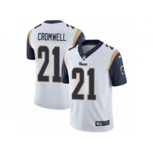 Men's Nike Los Angeles Rams #21 Nolan Cromwell Vapor Untouchable Limited White NFL Jersey