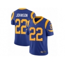 Men's Nike Los Angeles Rams #22 Trumaine Johnson Vapor Untouchable Limited Royal Blue Alternate NFL Jersey