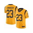 Men's Nike Los Angeles Rams #23 Benny Cunningham Limited Gold Rush NFL Jersey