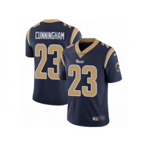 Men's Nike Los Angeles Rams #23 Benny Cunningham Vapor Untouchable Limited Navy Blue Team Color NFL Jersey