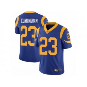 Men's Nike Los Angeles Rams #23 Benny Cunningham Vapor Untouchable Limited Royal Blue Alternate NFL Jersey