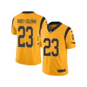 Men's Nike Los Angeles Rams #23 Nickell Robey-Coleman Limited Gold Rush NFL Jersey