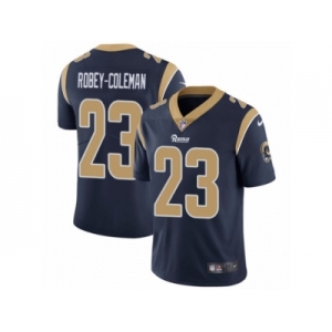 Men's Nike Los Angeles Rams #23 Nickell Robey-Coleman Vapor Untouchable Limited Navy Blue Team Color NFL Jersey