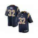 Men's Nike Los Angeles Rams #32 Troy Hill Limited Navy Blue Team Color NFL Jersey