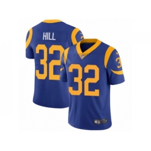 Men's Nike Los Angeles Rams #32 Troy Hill Vapor Untouchable Limited Royal Blue Alternate NFL Jersey