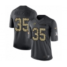 Men's Nike Los Angeles Rams #35 C.J. Anderson Limited Black 2016 Salute to Service NFL Jersey