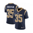 Men's Nike Los Angeles Rams #35 C.J. Anderson Navy Blue Team Color Vapor Untouchable Limited Player NFL Jersey