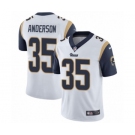 Men's Nike Los Angeles Rams #35 C.J. Anderson White Vapor Untouchable Limited Player NFL Jersey