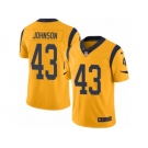 Men's Nike Los Angeles Rams #43 John Johnson Limited Gold Rush NFL Jersey