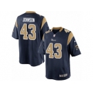 Men's Nike Los Angeles Rams #43 John Johnson Limited Navy Blue Team Color NFL Jersey