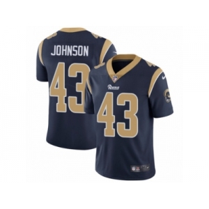 Men's Nike Los Angeles Rams #43 John Johnson Vapor Untouchable Limited Navy Blue Team Color NFL Jersey