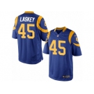 Men's Nike Los Angeles Rams #45 Zach Laskey Limited Royal Blue Alternate NFL Jersey