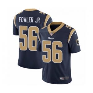 Men's Nike Los Angeles Rams #56 Dante Fowler Jr Navy Blue Team Color Vapor Untouchable Limited Player NFL Jersey