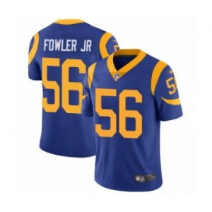 Men's Nike Los Angeles Rams #56 Dante Fowler Jr Royal Blue Alternate Vapor Untouchable Limited Player NFL Jersey