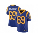 Men's Nike Los Angeles Rams #69 Cody Wichmann Vapor Untouchable Limited Royal Blue Alternate NFL Jersey