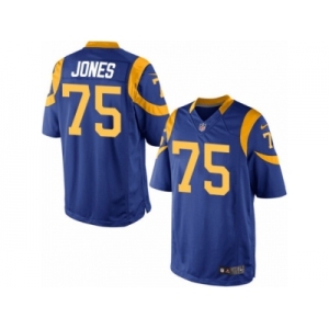 Men's Nike Los Angeles Rams #75 Deacon Jones Limited Royal Blue Alternate NFL Jersey