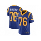 Men's Nike Los Angeles Rams #76 Rodger Saffold Vapor Untouchable Limited Royal Blue Alternate NFL Jersey