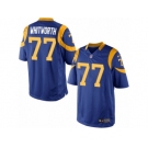 Men's Nike Los Angeles Rams #77 Andrew Whitworth Limited Royal Blue Alternate NFL Jersey