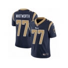 Men's Nike Los Angeles Rams #77 Andrew Whitworth Vapor Untouchable Limited Navy Blue Team Color NFL Jersey