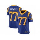 Men's Nike Los Angeles Rams #77 Andrew Whitworth Vapor Untouchable Limited Royal Blue Alternate NFL Jersey