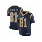 Men's Nike Los Angeles Rams #81 Gerald Everett Vapor Untouchable Limited Navy Blue Team Color NFL Jersey