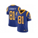 Men's Nike Los Angeles Rams #81 Gerald Everett Vapor Untouchable Limited Royal Blue Alternate NFL Jersey