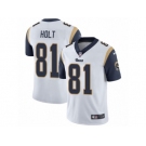 Men's Nike Los Angeles Rams #81 Torry Holt Vapor Untouchable Limited White NFL Jersey