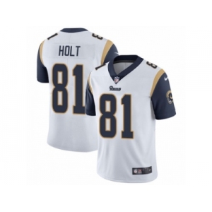 Men's Nike Los Angeles Rams #81 Torry Holt Vapor Untouchable Limited White NFL Jersey