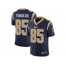 Men's Nike Los Angeles Rams #85 Jack Youngblood Vapor Untouchable Limited Navy Blue Team Color NFL Jersey