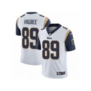 Men's Nike Los Angeles Rams #89 Tyler Higbee Vapor Untouchable Limited White NFL Jersey